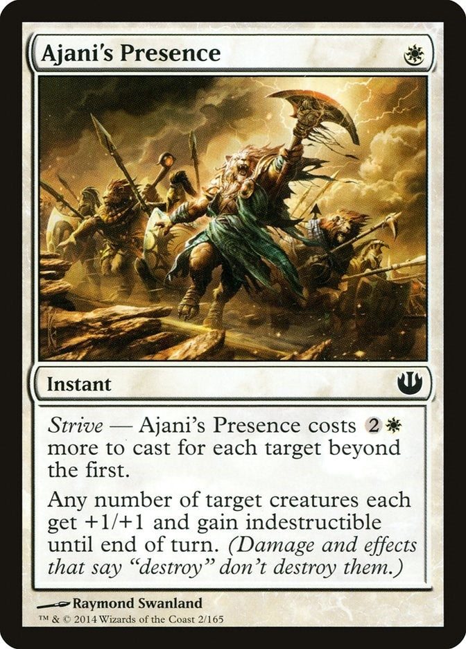 Ajani's Presence (2) (Journey Into Nyx)