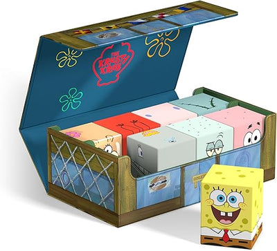 Krusty Krab Squaroes Collector Case with 8 Spongebob Character Boxes