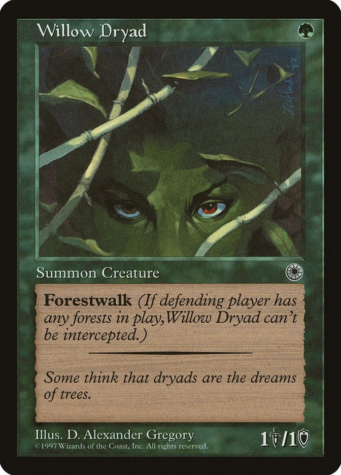 Image for Willow Dryad - Magic: The Gathering