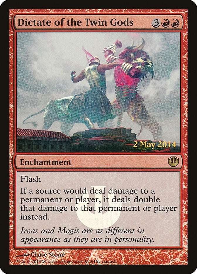Dictate of the Twin Gods (93) (Launch Party & Release Event Promos)