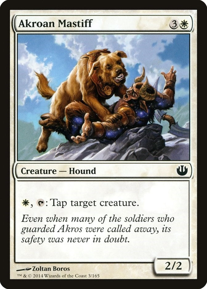 Akroan Mastiff (3) (Journey Into Nyx)