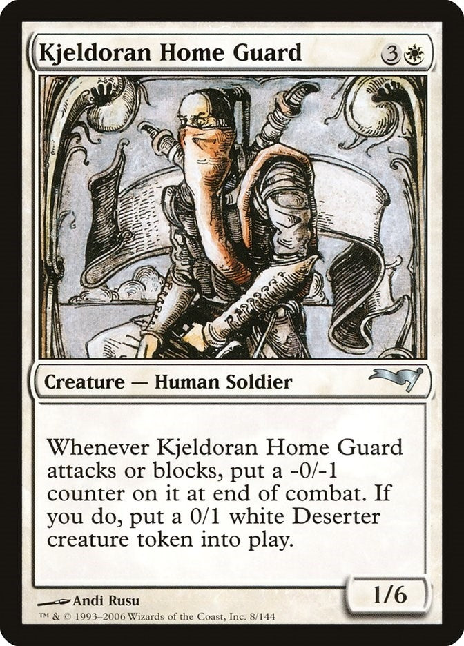 Kjeldoran Home Guard (8) (Coldsnap Theme Deck Reprints)