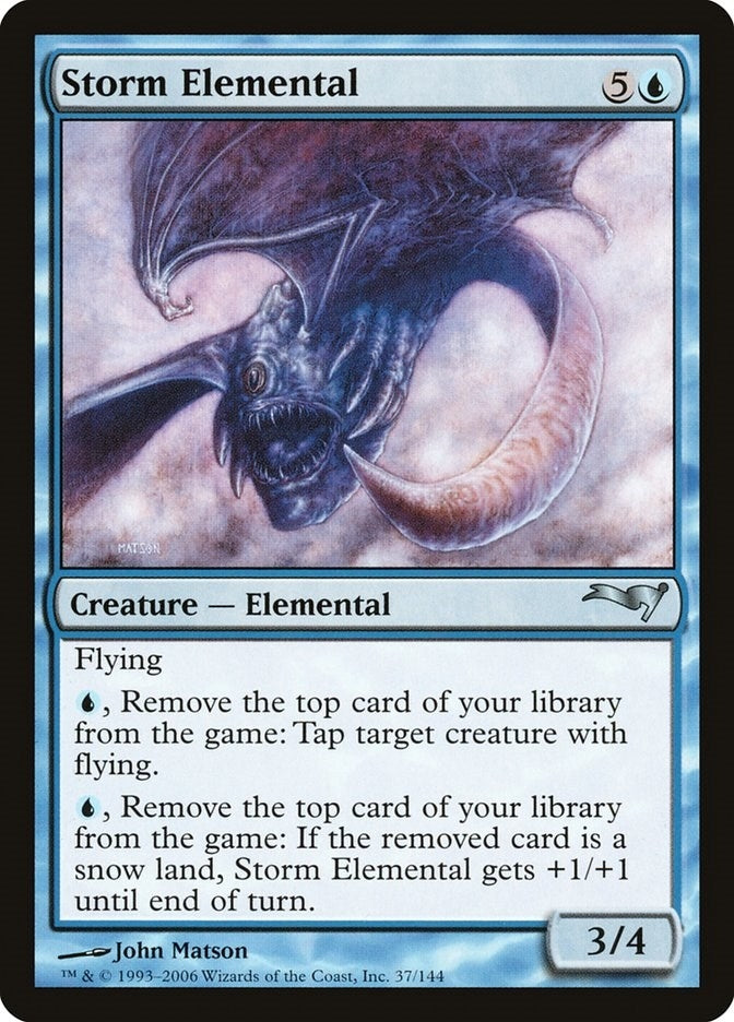 Storm Elemental (37) (Coldsnap Theme Deck Reprints)