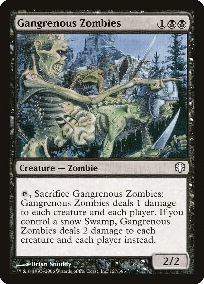 Gangrenous Zombies (127) (Coldsnap Theme Deck Reprints)