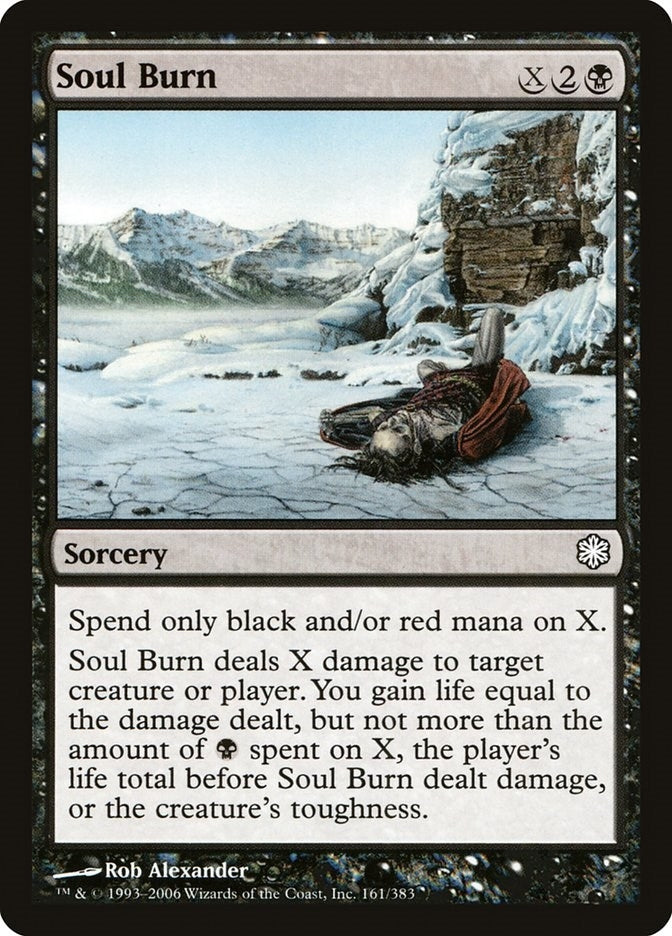 Soul Burn (161) (Coldsnap Theme Deck Reprints)