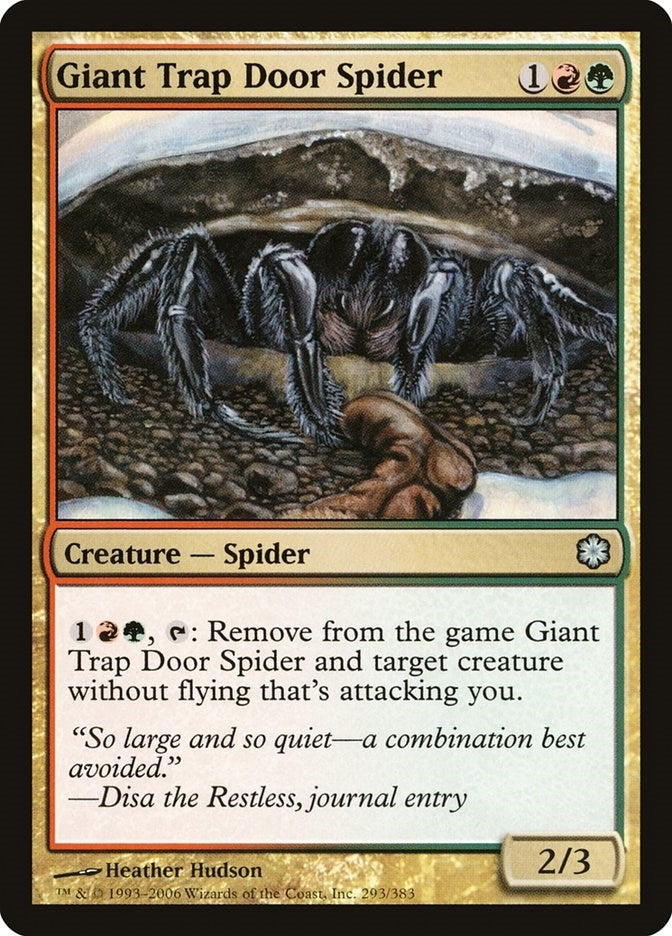 Giant Trap Door Spider (293) (Coldsnap Theme Deck Reprints)