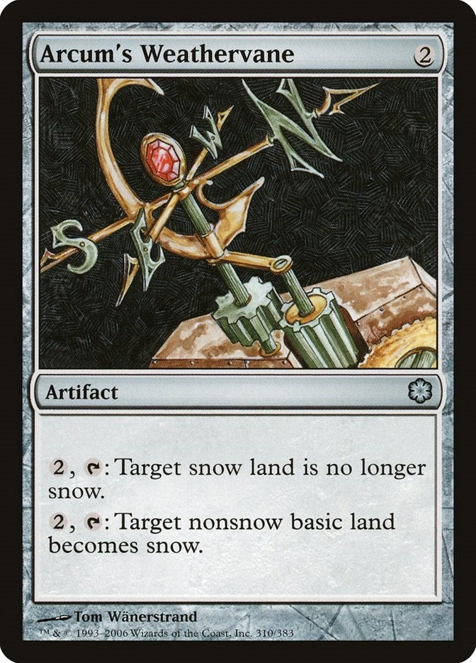 Arcum's Weathervane (310) (Coldsnap Theme Deck Reprints)