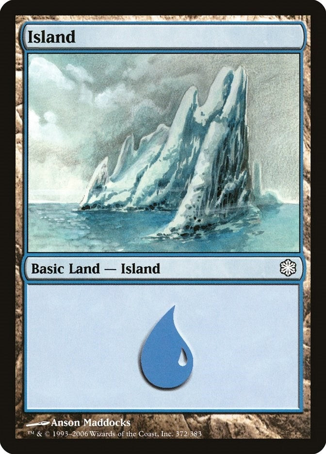 Island (372) (372) (Coldsnap Theme Deck Reprints)