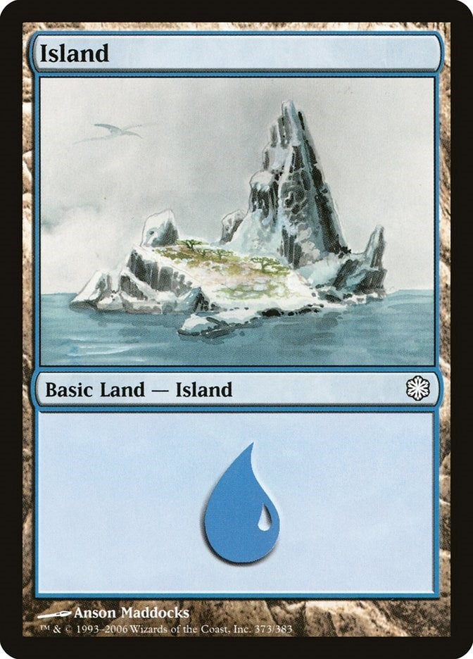 Island (373) (373) (Coldsnap Theme Deck Reprints)