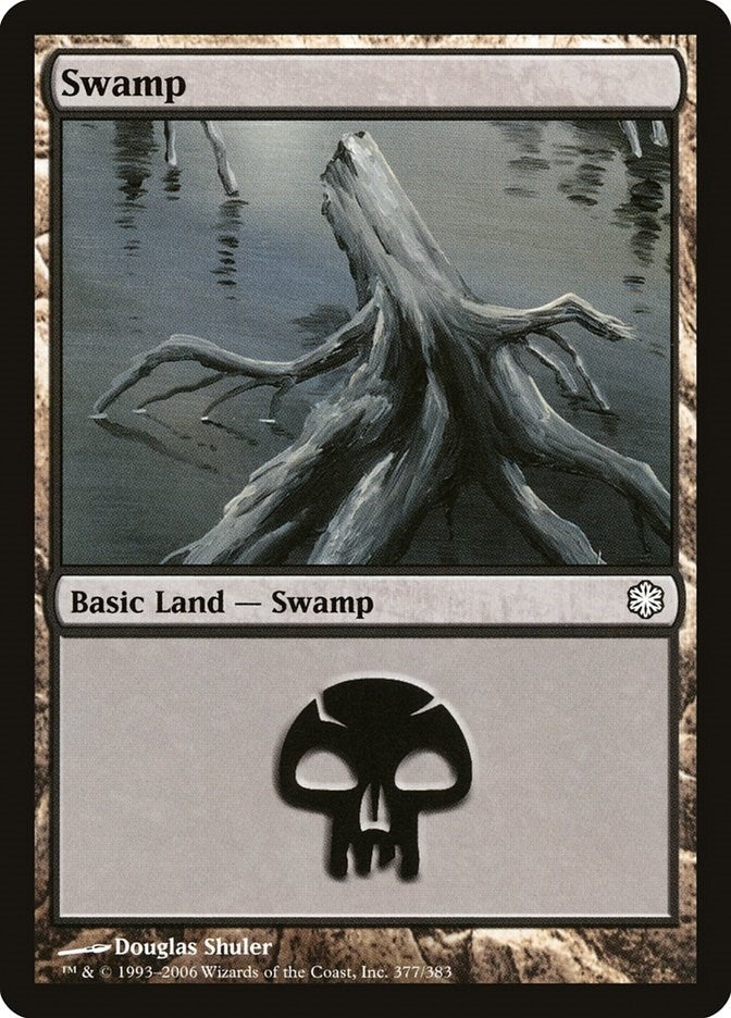 Swamp (377) (377) (Coldsnap Theme Deck Reprints)