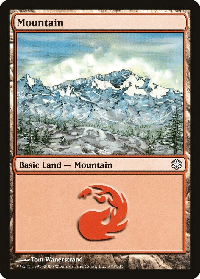 Mountain (378) (378) (Coldsnap Theme Deck Reprints)