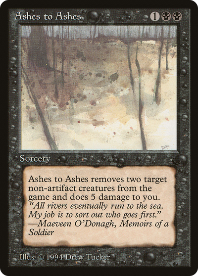 Ashes to Ashes (The Dark)