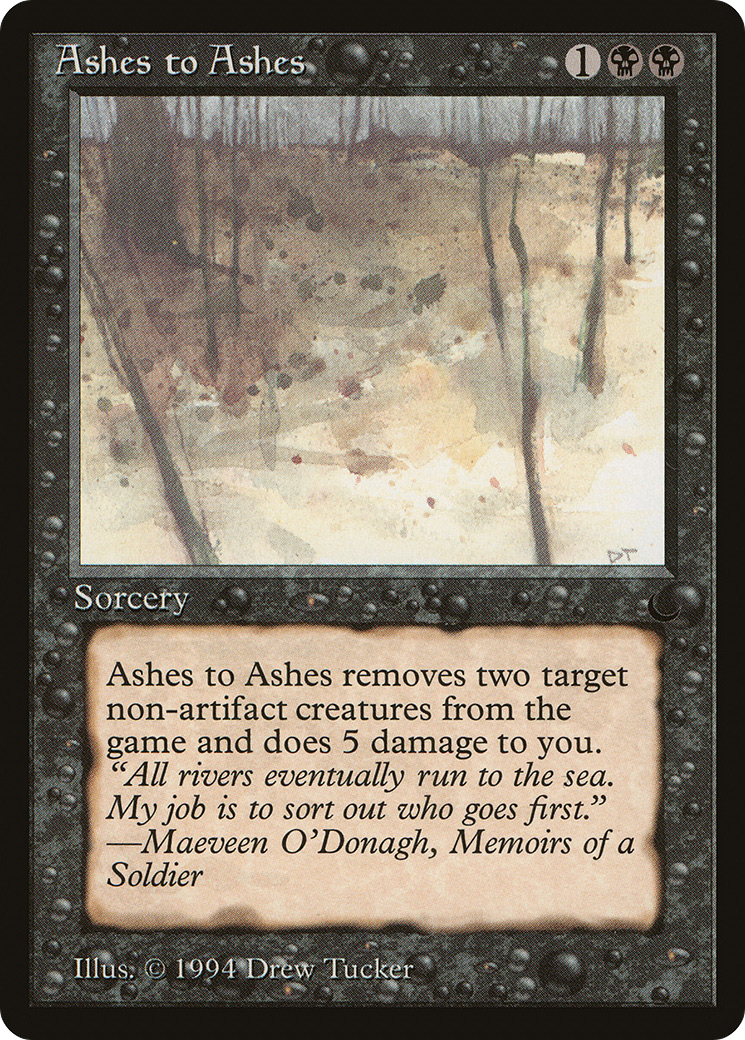 Ashes to Ashes (The Dark)