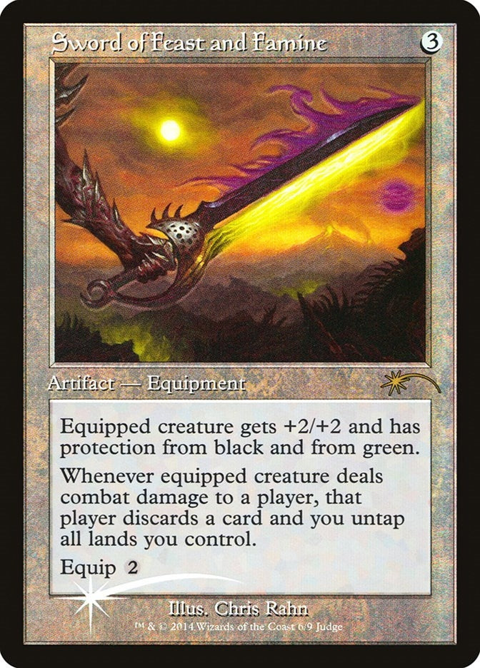 Sword of Feast and Famine (6) (Judge Promos)