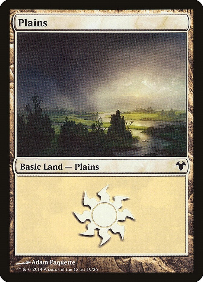 Plains (19) (Magic Modern Event Deck)