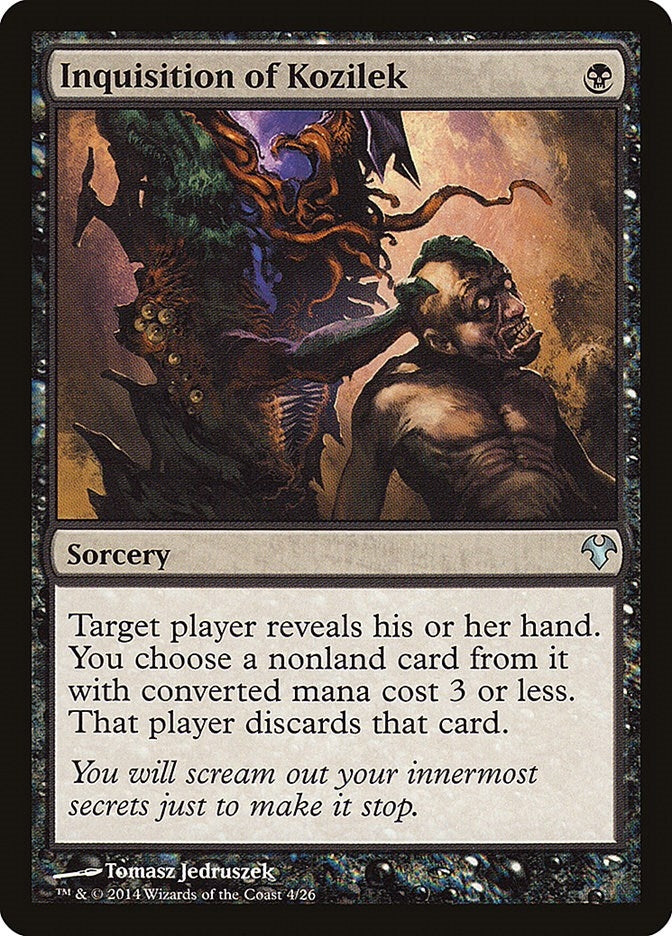 Inquisition of Kozilek (4) (Magic Modern Event Deck)