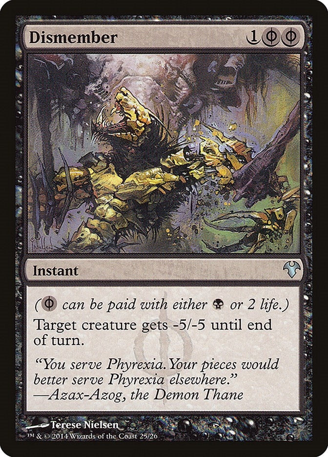 Dismember (25) (Magic Modern Event Deck)
