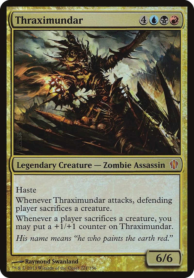 Thraximundar (Commander 2013) (221) (Oversize Cards)