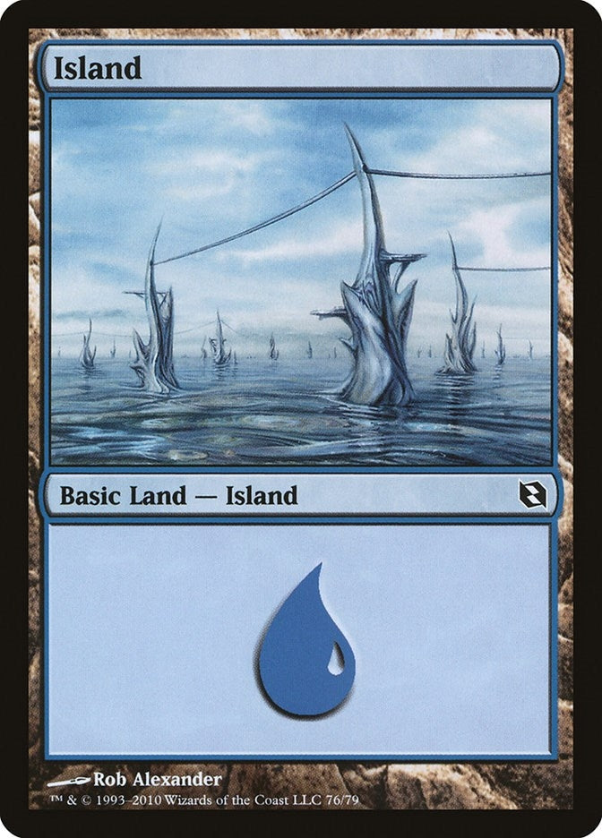 Island (76) (76) (Duel Decks: Elspeth vs. Tezzeret)