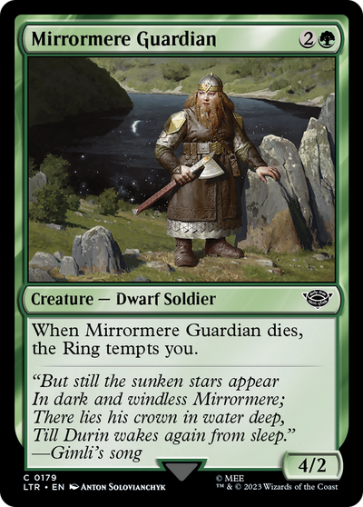 Mirrormere Guardian (LTR-179) - The Lord of the Rings: Tales of Middle-earth Foil