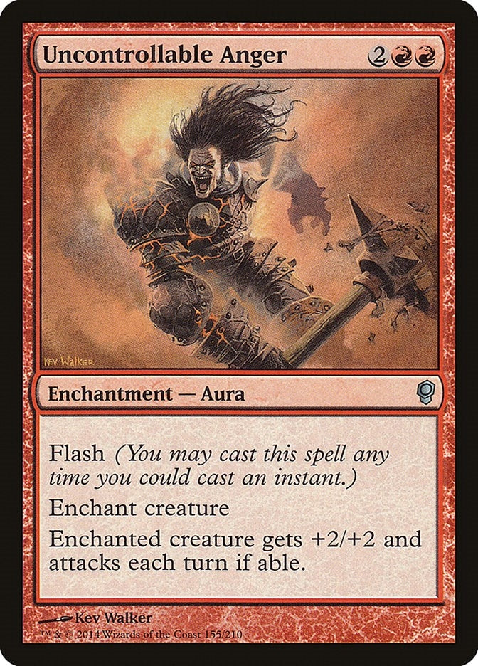 Image for Uncontrollable Anger (155) - Magic: The Gathering