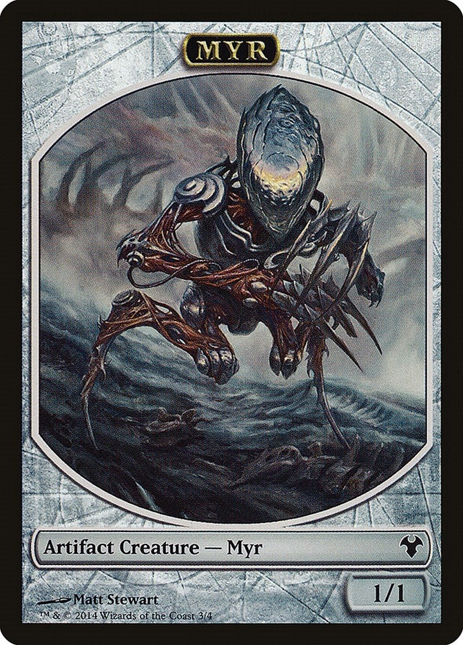 Myr // Spirit Double-Sided Token (3 // 2) (Magic Modern Event Deck)