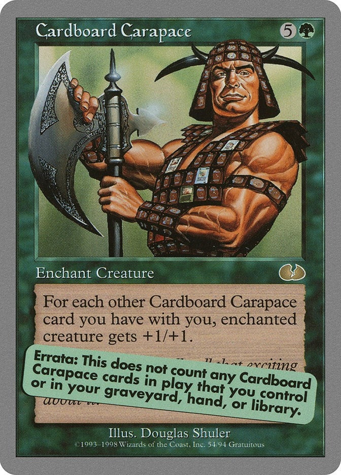 Cardboard Carapace (54) (Unglued)