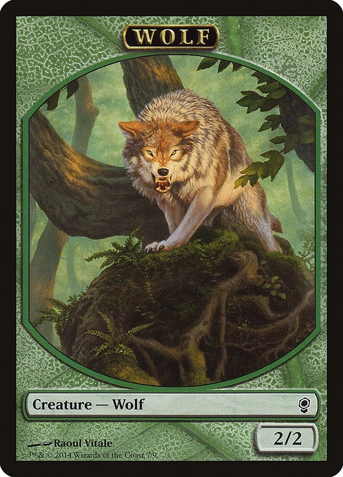 Image for Wolf Token (7) - Magic: The Gathering