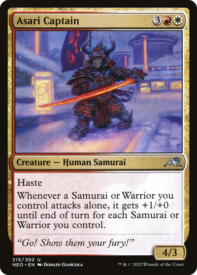Asari Captain (215) (Kamigawa: Neon Dynasty)