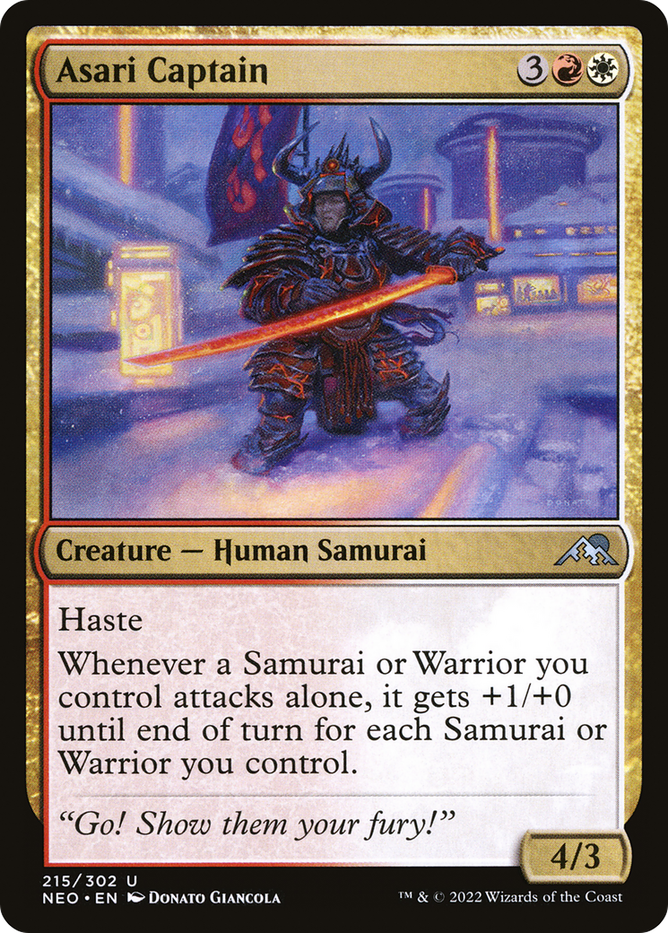 Asari Captain (215) (Kamigawa: Neon Dynasty)