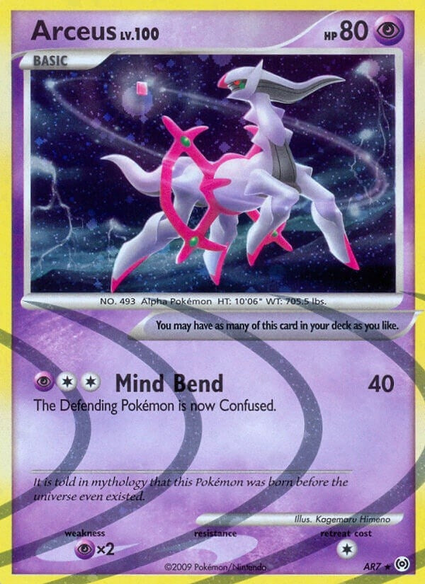Image for Arceus (AR7) (AR7) (Arceus) - Pokemon