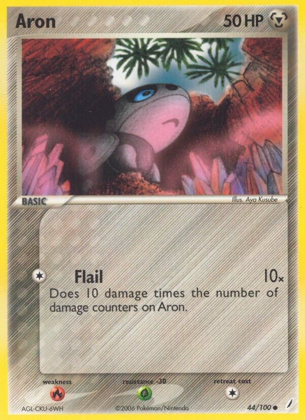 Image for Aron (44/100) (Crystal Guardians) - Pokemon
