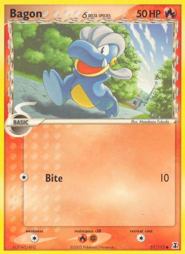 Image for Bagon - 057/113 (Delta Species) (57/113) (Delta Species) - Pokemon