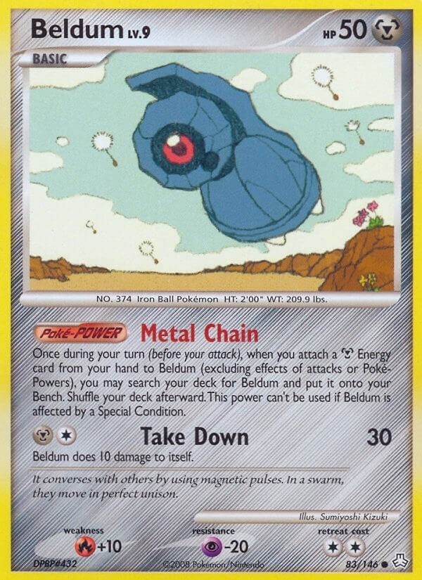 Image for Beldum (83) (83/146) (Legends Awakened) - Pokemon