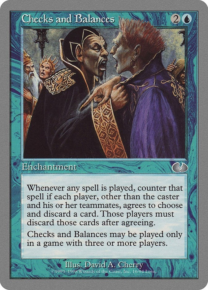 Checks and Balances (16) (Unglued)
