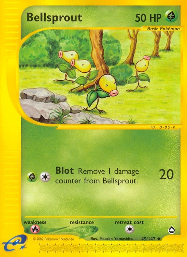 Image for Bellsprout (45) (045/147) (Aquapolis) - Pokemon