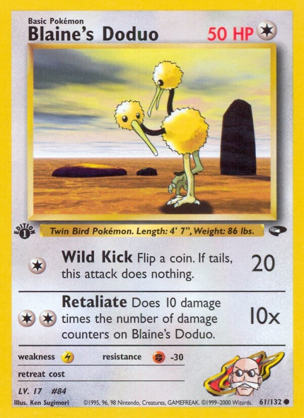 Image for Blaine's Doduo (061/132) (Gym Challenge) - Pokemon
