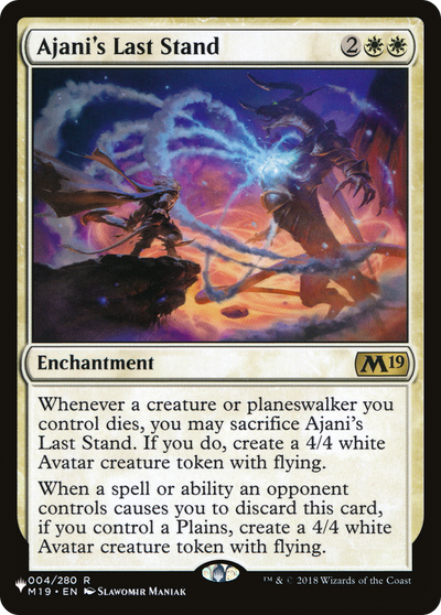 Ajani's Last Stand (004/280) (The List Reprints)