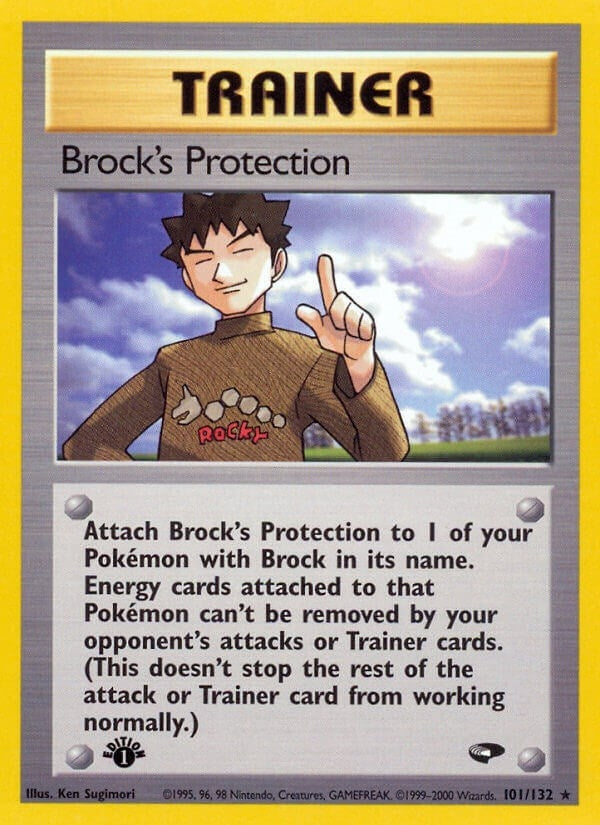 Image for Brock's Protection (101/132) (Gym Challenge) - Pokemon
