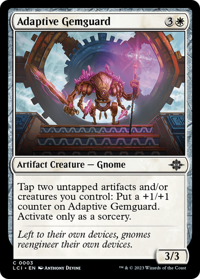 Adaptive Gemguard (3) (The Lost Caverns of Ixalan)