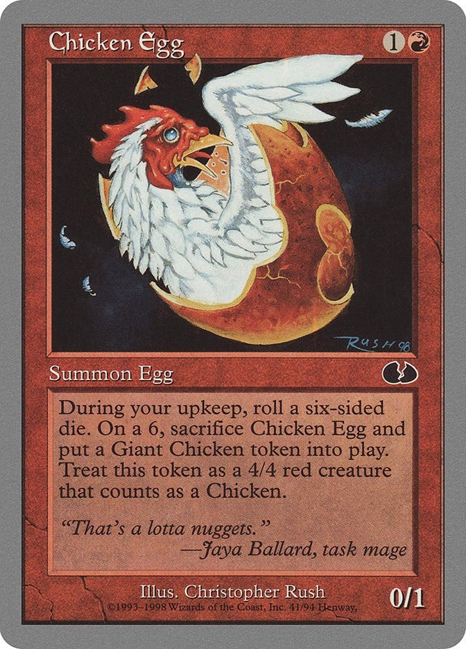 Chicken Egg (41) (Unglued)