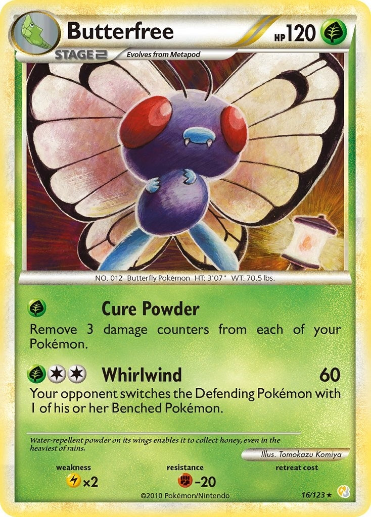 Image for Butterfree (16/123) (HeartGold SoulSilver) - Pokemon