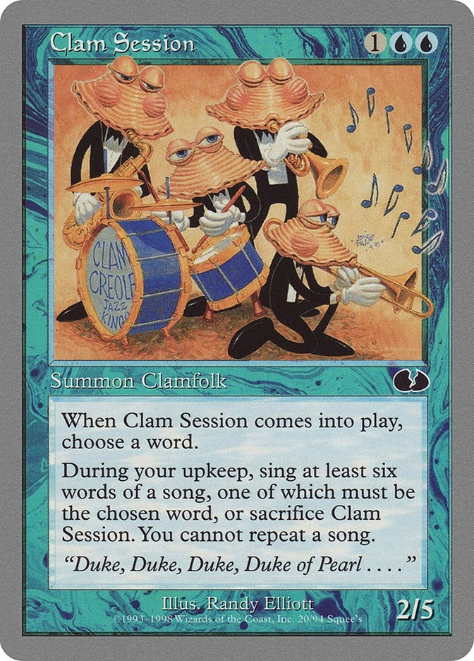Clam Session (20) (Unglued)