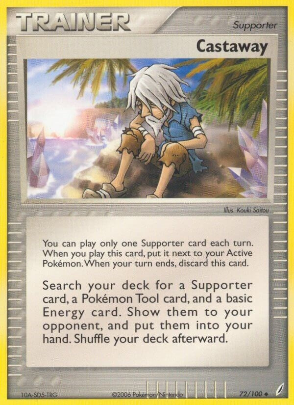 Image for Castaway (72/100) (Crystal Guardians) - Pokemon