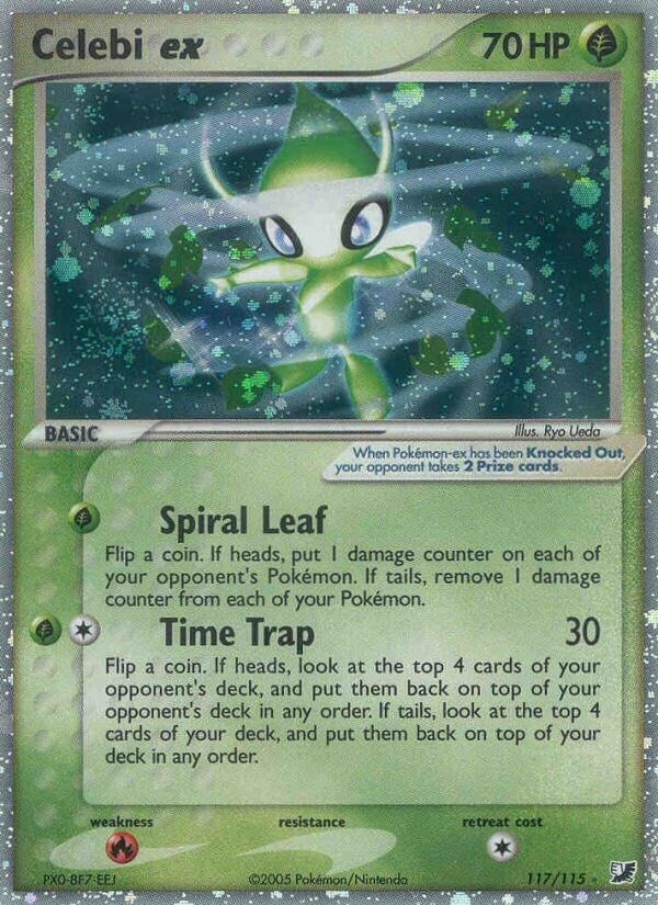 Image for Celebi ex (117/115) (Unseen Forces) - Pokemon
