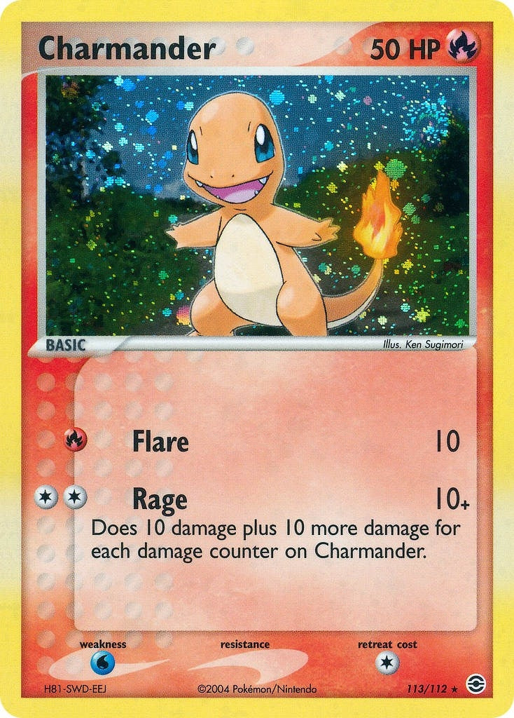 Image for Charmander (113/112) (FireRed & LeafGreen) - Pokemon