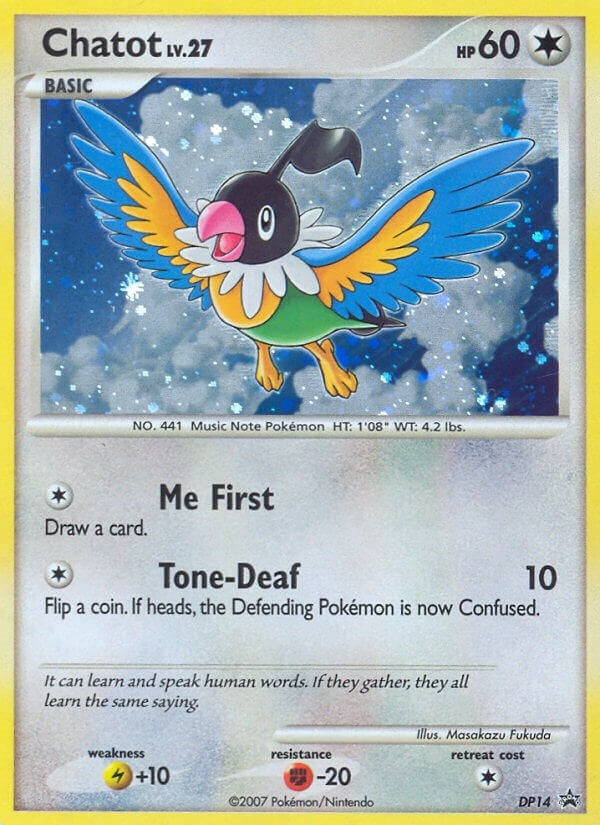 Image for Chatot - DP14 (DP14) (Diamond and Pearl Promos) - Pokemon