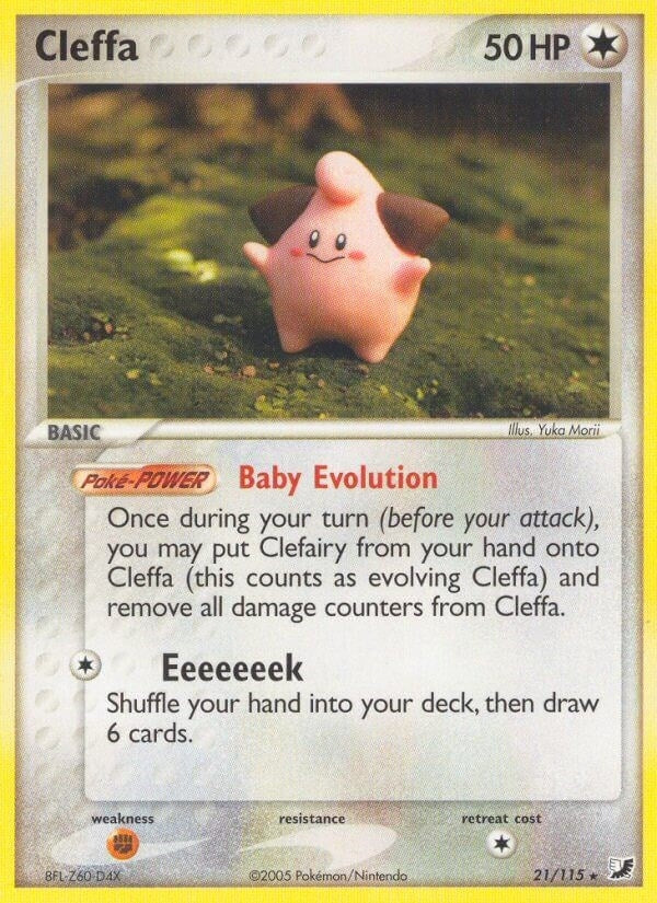 Image for Cleffa (21/115) (Unseen Forces) - Pokemon