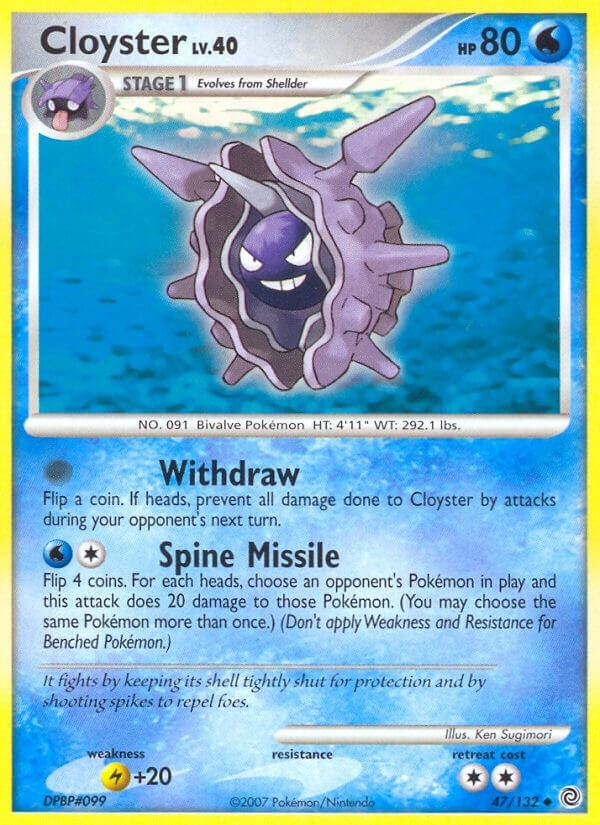Image for Cloyster (47/132) (Secret Wonders) - Pokemon
