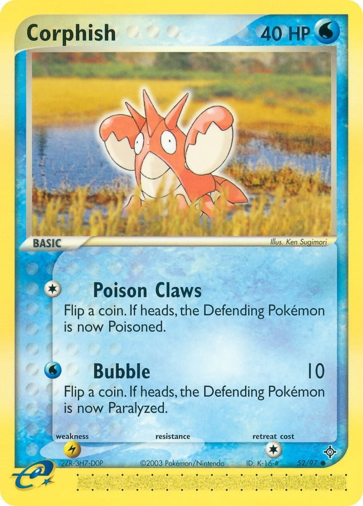 Image for Corphish (52/97) (Dragon) - Pokemon
